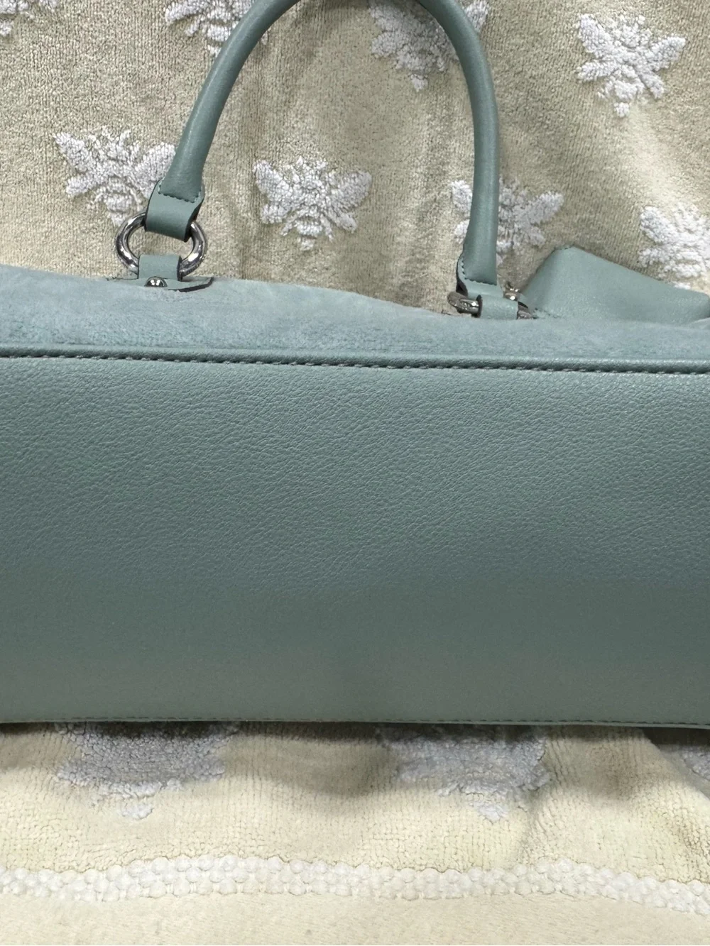 Juicy couture Heart-Studded Mint Green Women’s Satchel